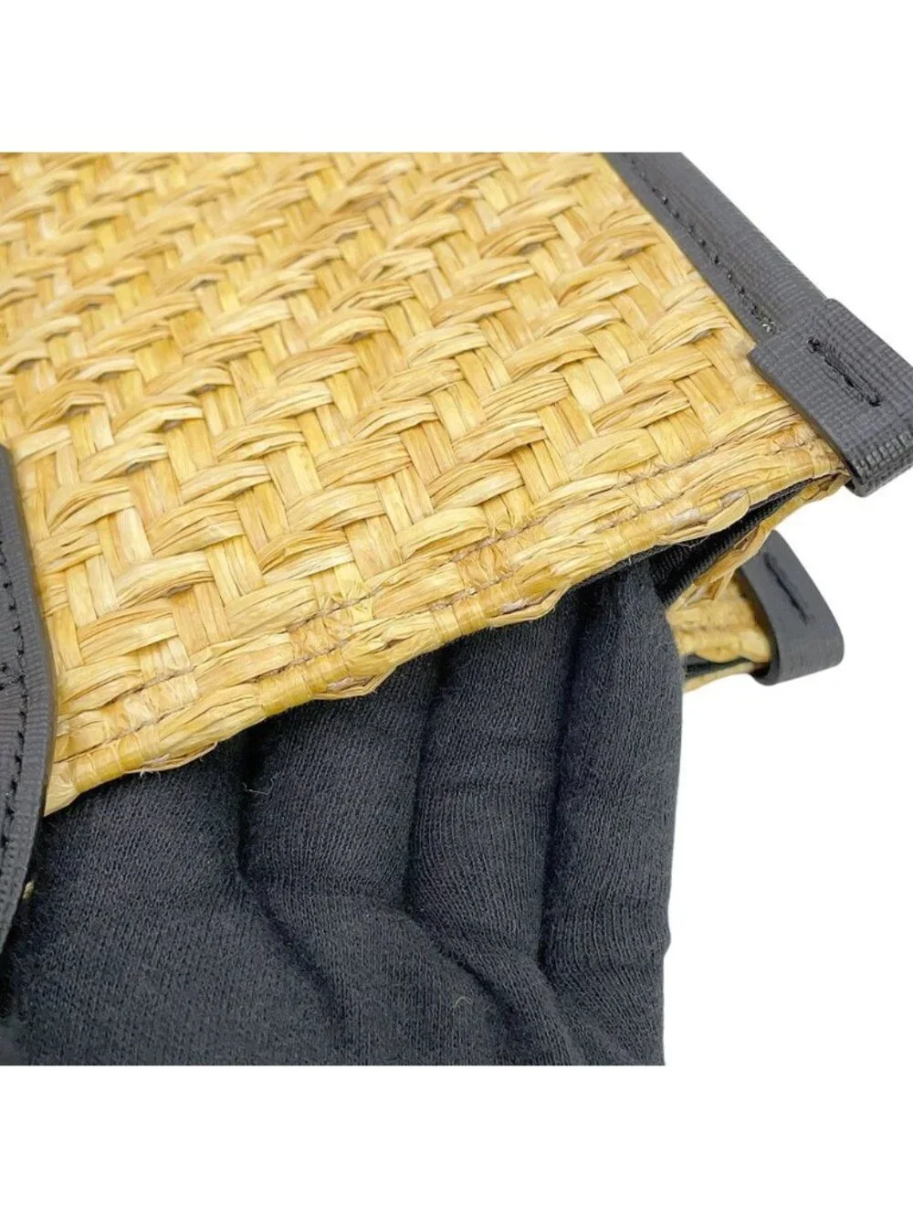 Gucci Tote Children's Apple Raffia Leather